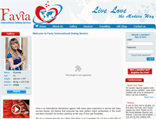 Tablet Screenshot of faviadating.com